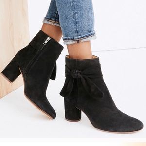 Madewell Esme Black Bow Boot 7.5